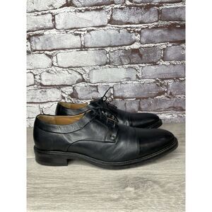Cole Haan 1928 Black Leather Cap Toe Oxfords Casual Shoes Men Sz 9.5M US/43EU